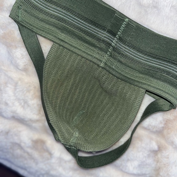 Green size small jock strap for party raves and just to look good in - Picture 8 of 9